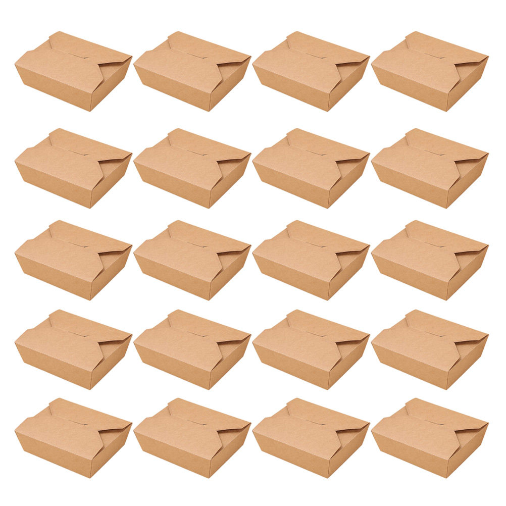Meal Prep Cold Lunches - 20 boîtes à lunch en papier