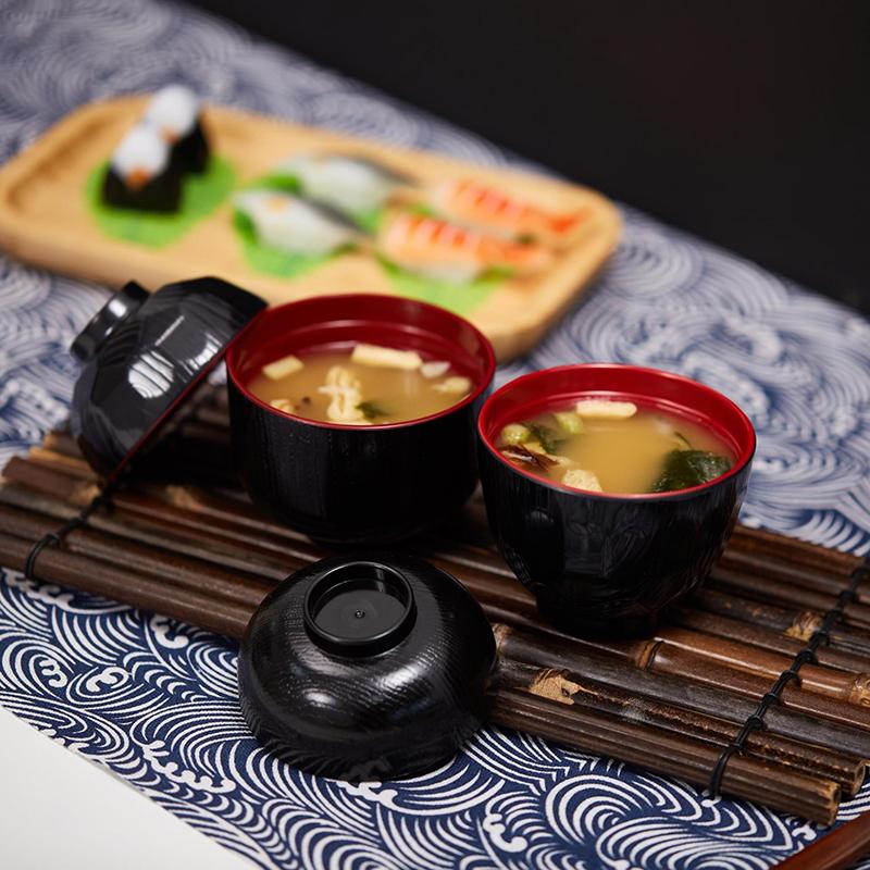 Meal Prep With Rice - Bol à soupe miso bicolore avec
