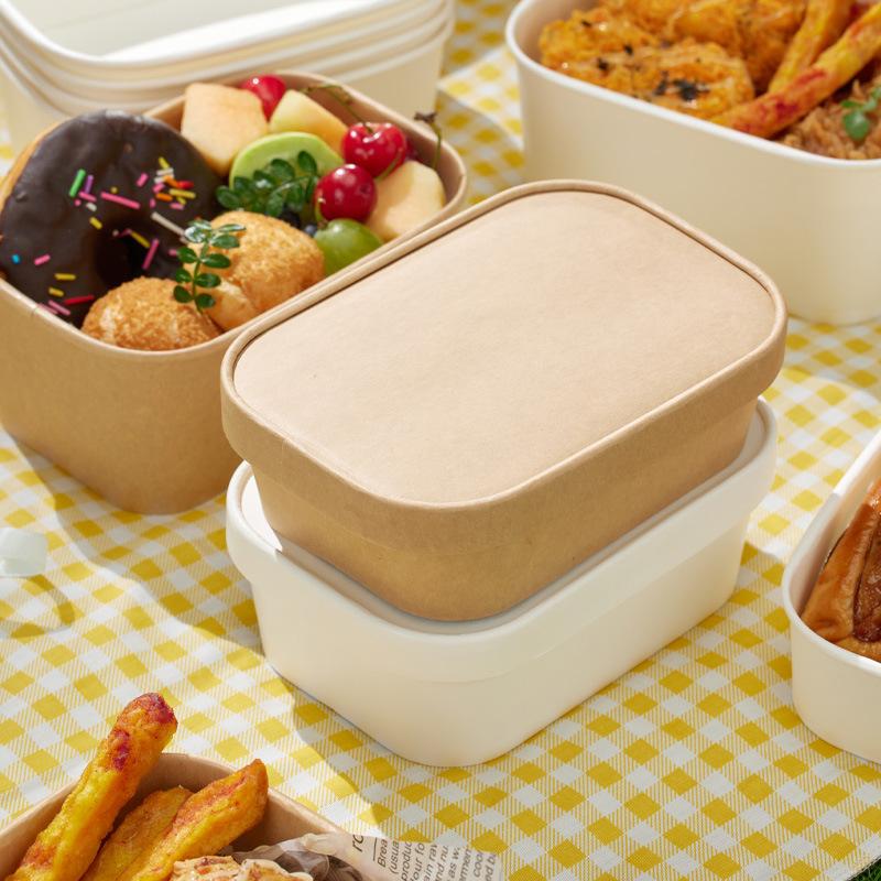 Meal Prep Gym Food - 10 boîtes à lunch carrées jetables
