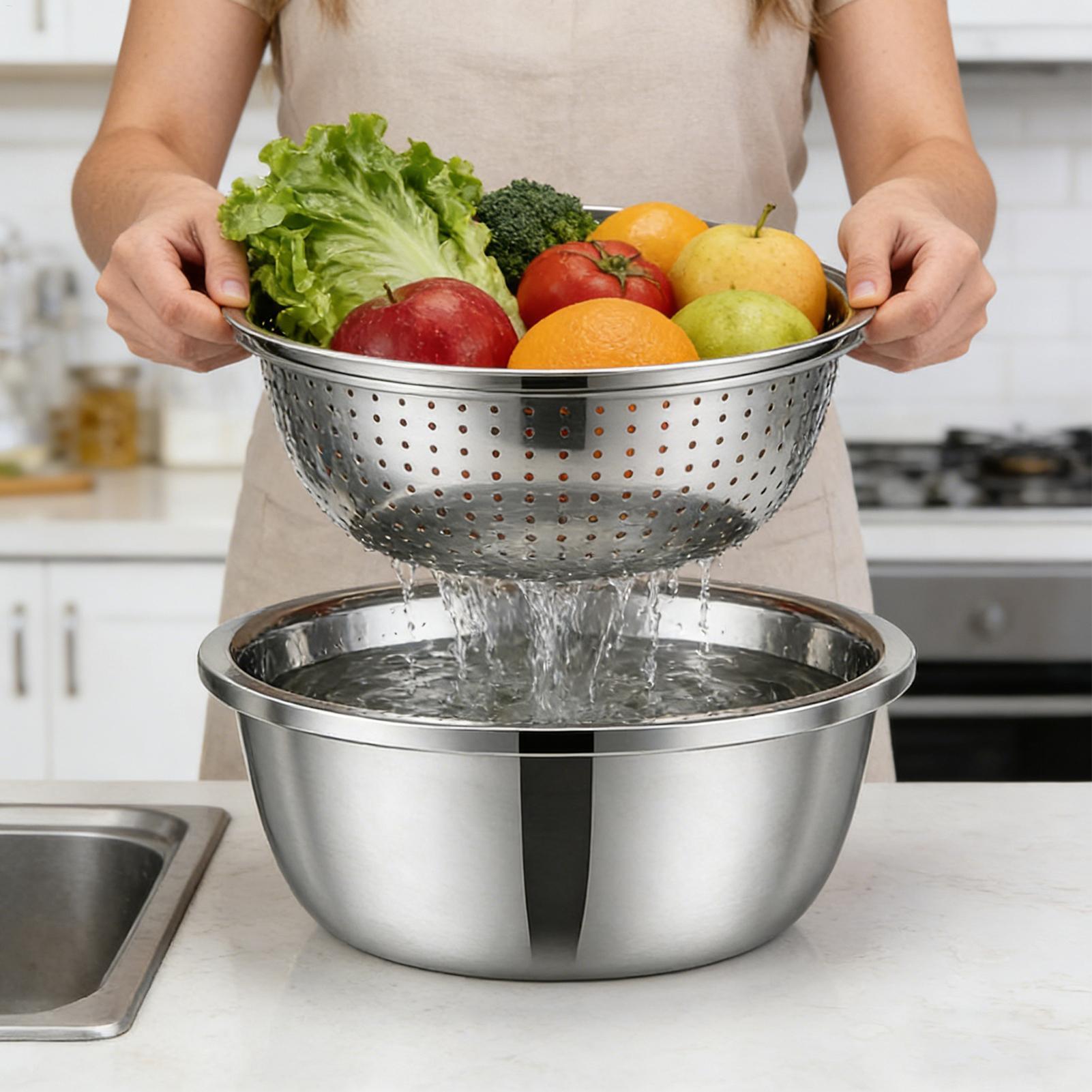 Passoire égouttoir en acier in - Meal Prep With Rice avis et prix