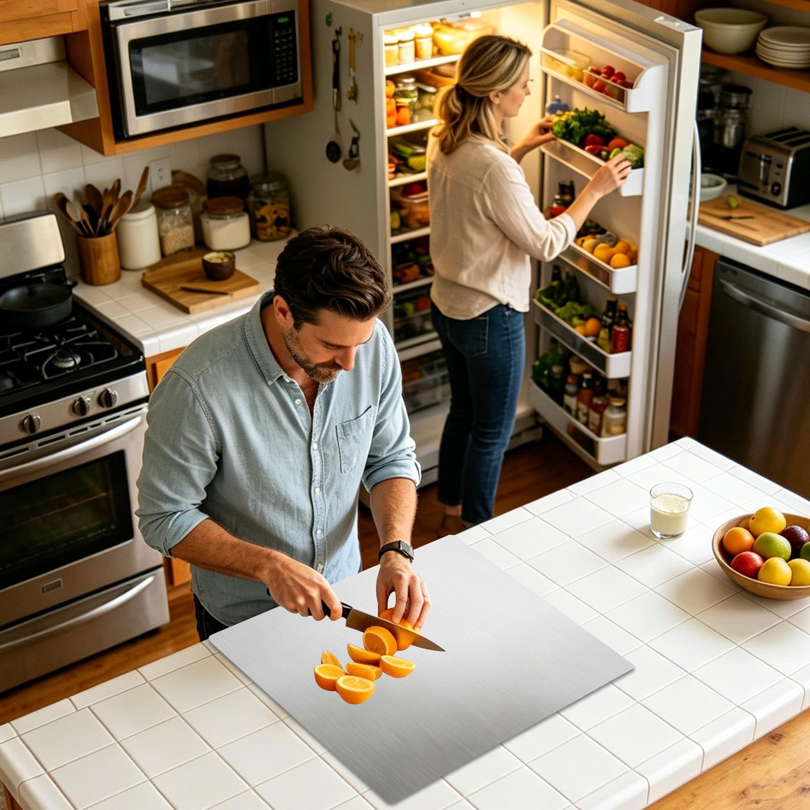 Planche à découper en acier in - Meal Prep Restaurant avis et prix