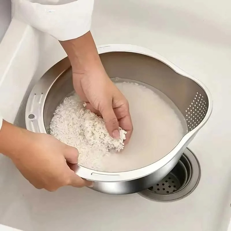 Passoire de lavage en acier in - Meal Prep With Rice avis et prix
